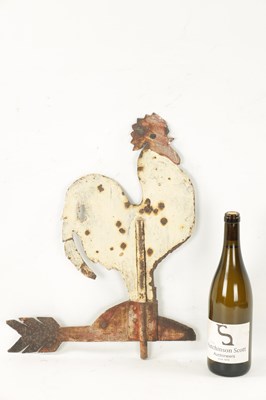 Lot 137 - A LATE 19TH CENTURY PAINTED WEATHER VANE