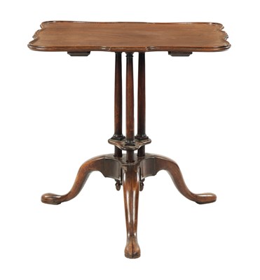 Lot 334 - A RARE GEORGE III MAHOGANY METAMORPHIC ADJUSTABLE OCCASIONAL TABLE