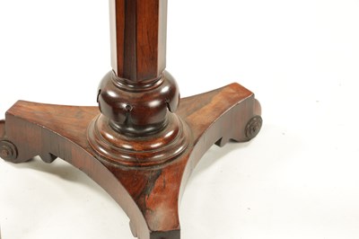 Lot 150 - A WILLIAM IV FIGURED ROSEWOOD OCCASIONAL TABLE/PLANTER