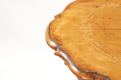 Lot 450 - AN IMPORTANT 19TH CENTURY WALNUT AND MARQUETRY SALON TABLE
