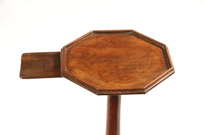 Lot 248 - A GEORGE III MAHOGANY OCTAGONAL TOP KETTLE STAND