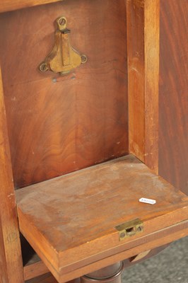 Lot 402 - A REGENCY FIGURED MAHOGANY SUPPER TABLE