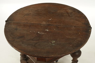 Lot 272 - A LATE 17TH CENTURY OAK CREDENCE TABLE