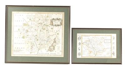 Lot 363 - AN ANTIQUE FRAMED MAP OF JAVA