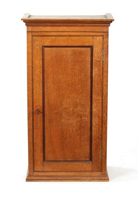 Lot 279 - AN EARLY 19TH CENTURY OAK TABLE CABINET