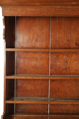 Lot 407 - A LATE 18TH CENTURY WELSH OAK DRESSER AND RACK