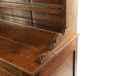 Lot 407 - A LATE 18TH CENTURY WELSH OAK DRESSER AND RACK