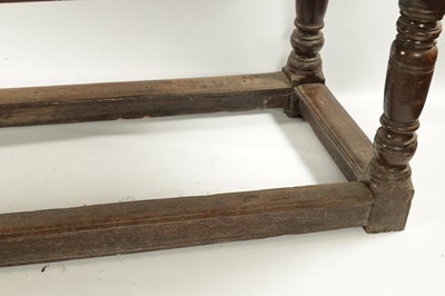 Lot 292 - A 17TH CENTURY OAK REFECTORY TABLE