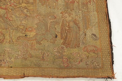 Lot 11 - AN 18TH CENTURY WALL HANGING TAPESTRY