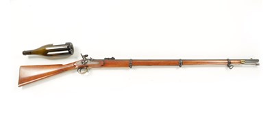 Lot 805 - A MID 19TH CENTURY ENFIELD 1860 PATTERN THREE BAND PERCUSSION MUSKET BY TOWER