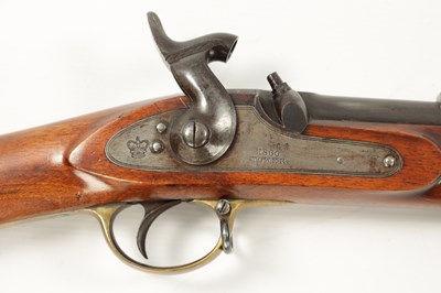 Lot 805 - A MID 19TH CENTURY ENFIELD 1860 PATTERN THREE BAND PERCUSSION MUSKET BY TOWER