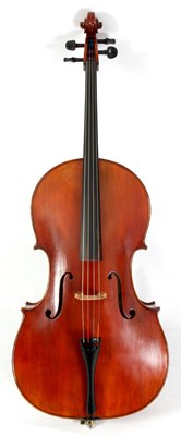 Lot 568 - A 20th CENTURY CELLO with a two piece back,...