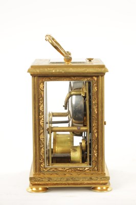 Lot 1344 - LE ROY ET FILS, PALAIS ROYAL. AN UNUSUAL LATE 19TH CENTURY FRENCH CARRIAGE CLOCK