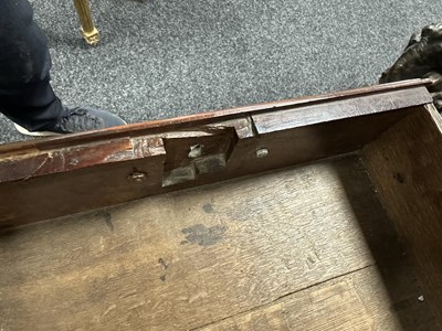 Lot 1471 - A GEORGE III MAHOGANY LANCASHIRE CHEST OF DRAWERS
