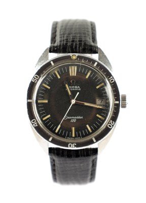 Lot 641 - A GENTLEMAN’S 1960’S OMEGA SEAMASTER 120 DIVER'S AUTOMATIC STAINLESS STEEL WRISTWATCH