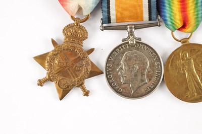 Lot 869 - A GROUP OF FOUR WW1 MEDALS