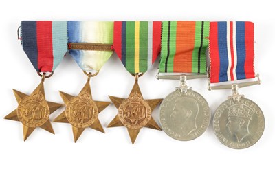 Lot 892 - A GROUP OF FIVE WW2 MEDALS