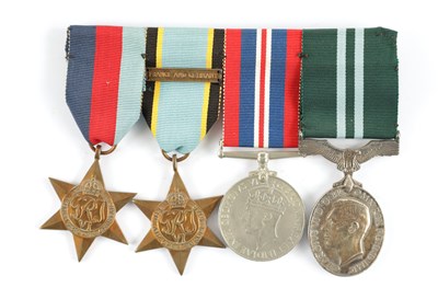 Lot 823 - A GROUP OF FOUR WW2 MEDALS