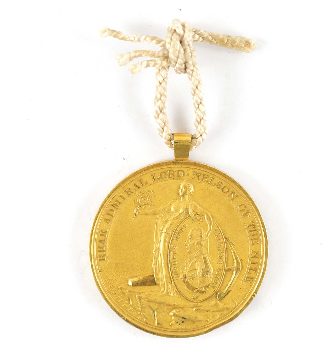 Lot 856 - A GILT BRONZE ALEXANDER DAVISON’S MEDAL OF THE NILE 1798