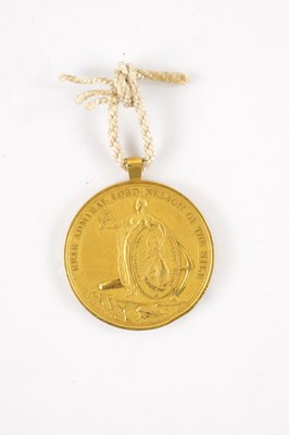 Lot 856 - A GILT BRONZE ALEXANDER DAVISON’S MEDAL OF THE NILE 1798