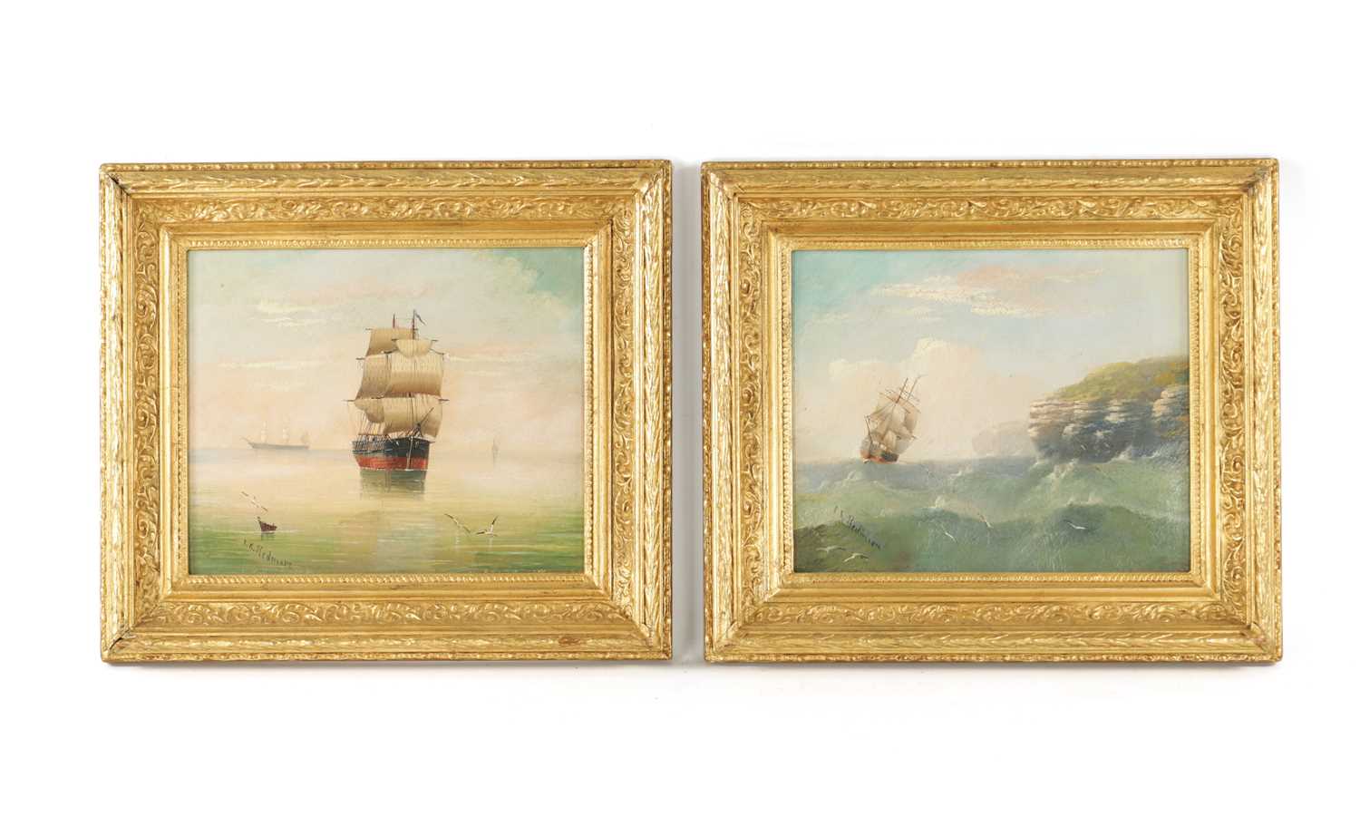 Lot 1168 - E.K. REDMORE. A PAIR OF 19TH CENTURY OIL ON PANELS