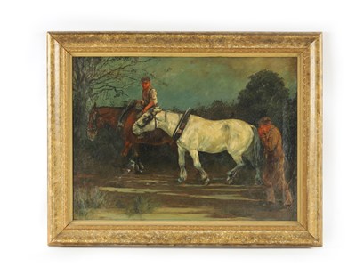 Lot 1182 - A LATE 19TH CENTURY OIL ON CANVAS