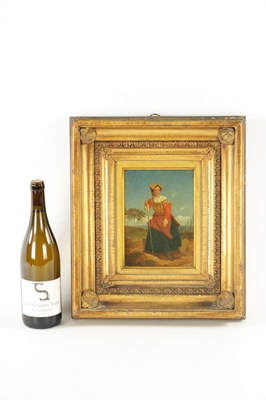 Lot 1127 - AN 18TH / 19TH CENTURY CONTINENTAL OIL ON CANVAS