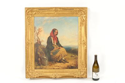 Lot 1120 - A 19TH CENTURY OIL ON CANVAS