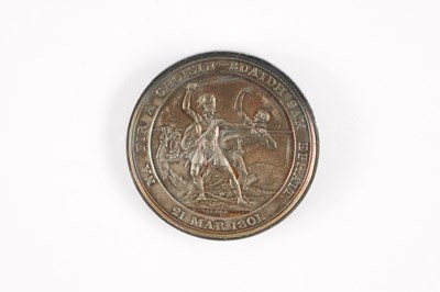 Lot 902 - SIR RALPH ABERCROMBY IN EGYPT, LONDON HIGHLAND SOCIETY SILVER MEDAL 1801