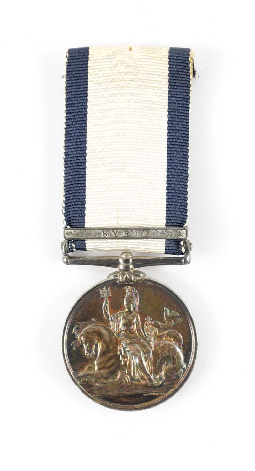 Lot 898 - A NAVAL GENERAL SERVICE 1793-1840 WITH ‘SYRIA’ CLASP
