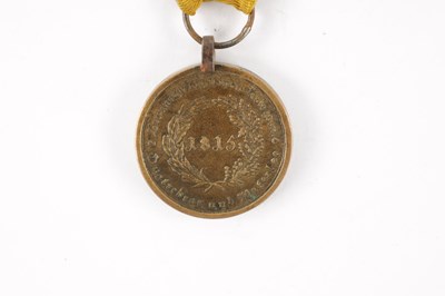 Lot 910 - A BRUNSWICK WATERLOO MEDAL 1815