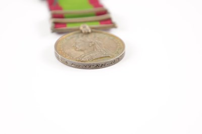 Lot 863 - THE AFGHANISTAN MEDAL WITH TWO CLASPS