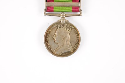 Lot 863 - THE AFGHANISTAN MEDAL WITH TWO CLASPS