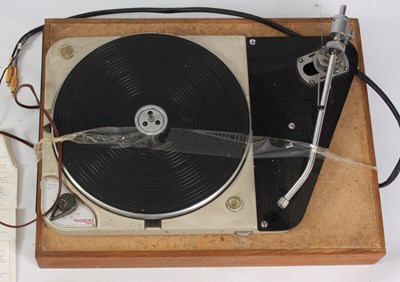 Lot 583 - A THORENS TD124 TURNTABLE WITH A SME 3012...