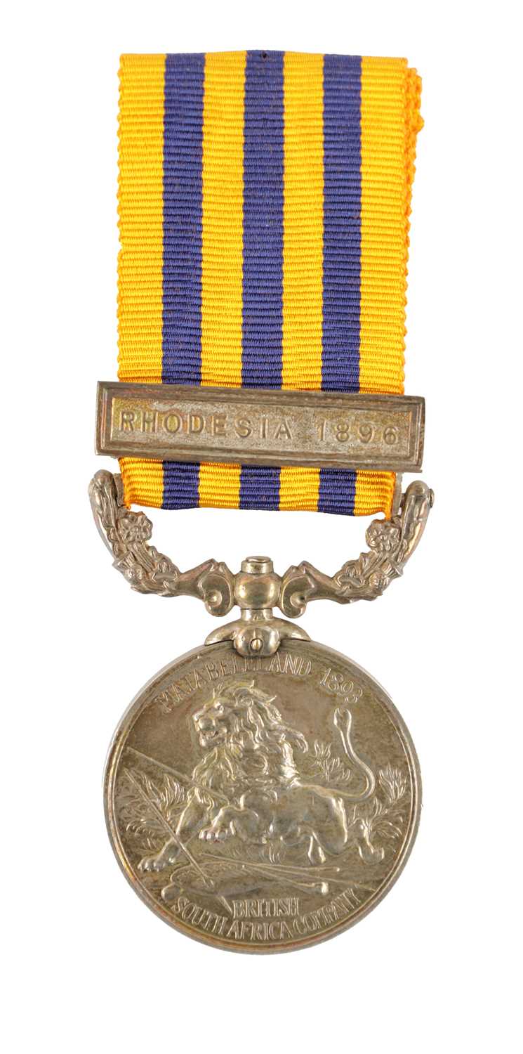 Lot 888 - BRITISH SOUTH AFRICAN COMPANY’S MEDAL WITH CLASP