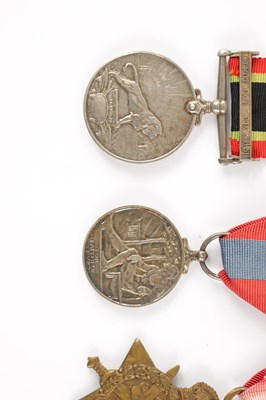 Lot 834 - A GROUP OF FIVE WW1 MEDALS