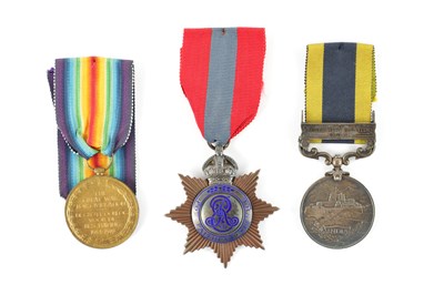 Lot 881 - AN INDIAN GENERAL SERVICE MEDAL AND AN IMPERIAL SERVICE MEDAL