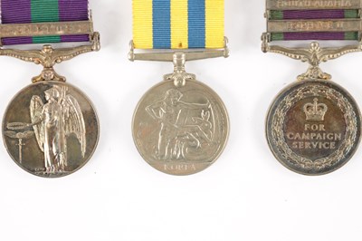 Lot 841 - TWO GENERAL SERVICE MEDALS AND A BRITISH KOREA MEDAL