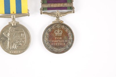 Lot 841 - TWO GENERAL SERVICE MEDALS AND A BRITISH KOREA MEDAL