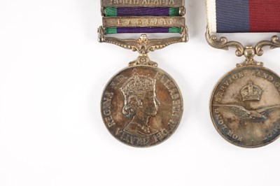 Lot 859 - A PAIR OF ROYAL AIR FORCE SERVICE MEDALS