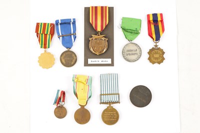 Lot 860 - A MIXED COLLECTION OF NINE MEDALS