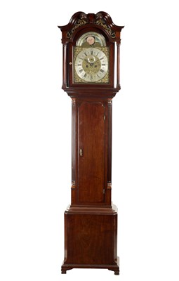 Lot 1352 - EDMUND CRESWELL, MANCHESTER. A GEORGE III EIGHT DAY LONGCASE CLOCK
