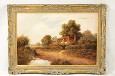 Lot 1032 - R. JENSON. A 19TH CENTURY OIL ON CANVAS