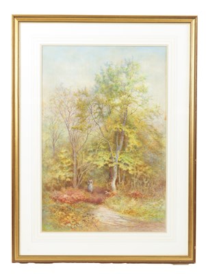 Lot 1011 - JAMES AITKEN (1854-1935). LARGE WATERCOLOUR