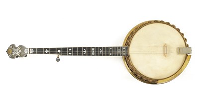 Lot 1108 - A JOHN GREY & SONS FIVE-STRING BANJO