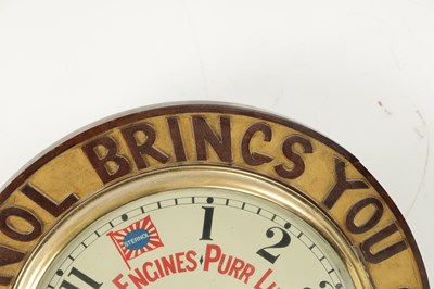 Lot 1312 - AN EARLY 20TH CENTURY ADVERTISING STERNOL OILS WALL CLOCK