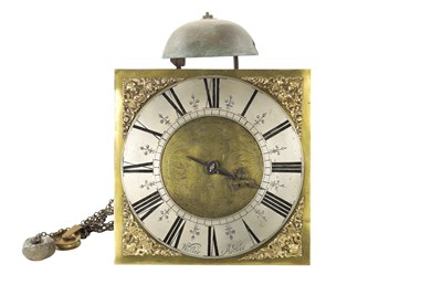 Lot 1316 - WALTER ARCHER. AN EARLY 18TH CENTURY 30HR HOOK AND SPIKE WALL CLOCK