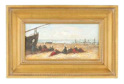 Lot 1125 - A 20TH CENTURY OIL ON WOODEN PANEL