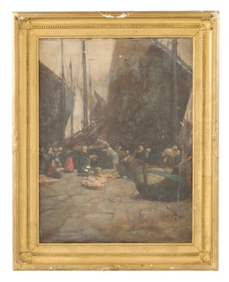 Lot 1148 - CECIL JAMES HOBSON (BRITISH, 1874-1915) OIL ON CANVAS