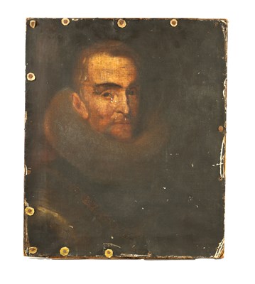 Lot 1178 - A 17TH CENTURY OIL ON CANVAS